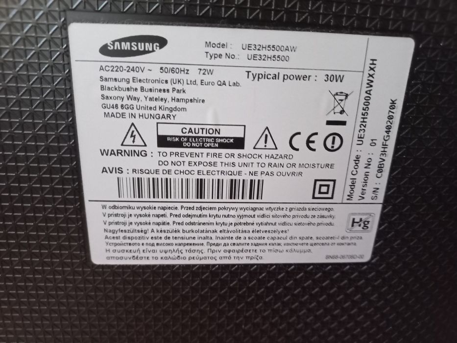 Lot tv display bun samsung vortex akira