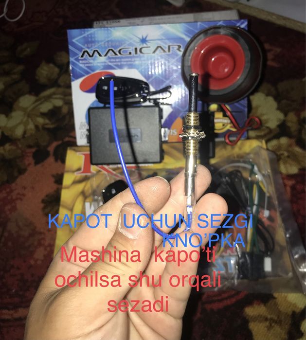 Magicar 2 +ta pulitli Malibu 2 dizayn kamplekt yeng signalizatsiya mej