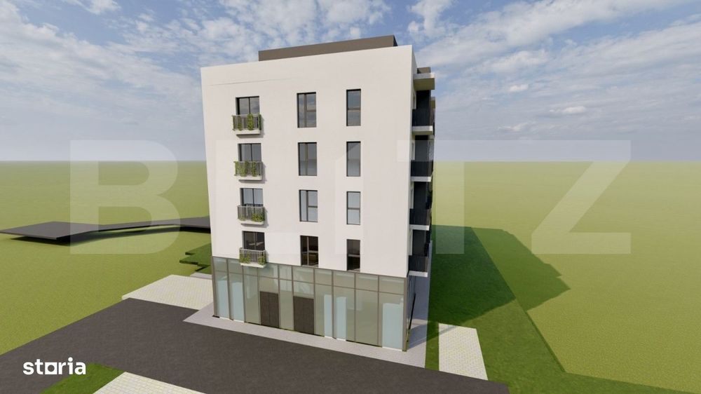 Vand apartament cu o camera - bloc nou - Mureseni
