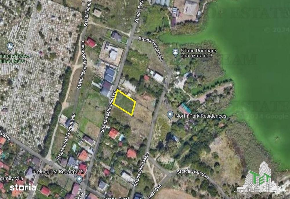 Teren constructii 981 mp Palazu Mare in zona Elvila-Lac