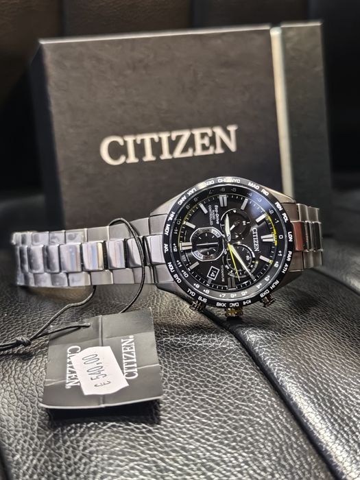 Ceas Citizen Super Titanium EcoDrive Safir CB5947-80E NOU!