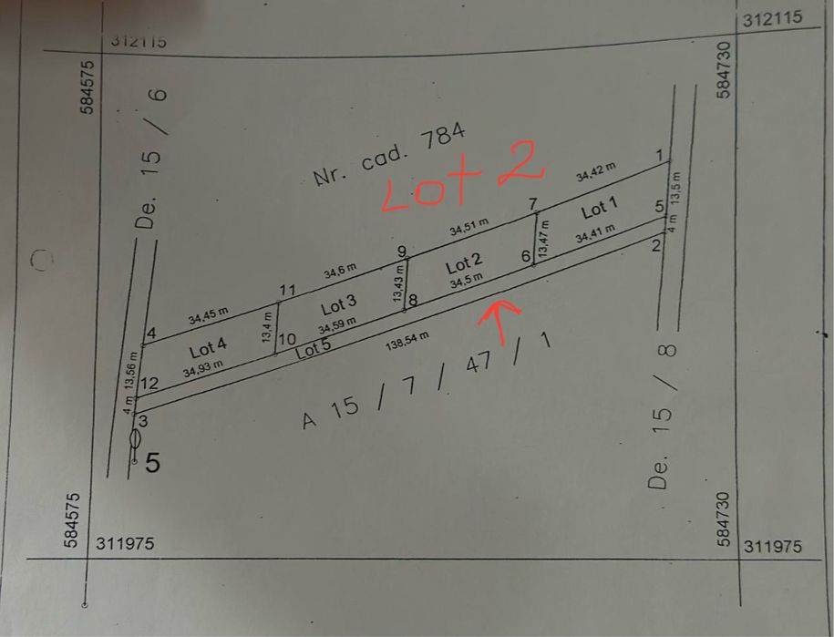 Vand teren 1 Decembrie Ilfov 500mp