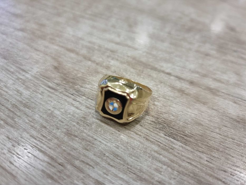 Мъжки златен пръстен /Емблема на BMW