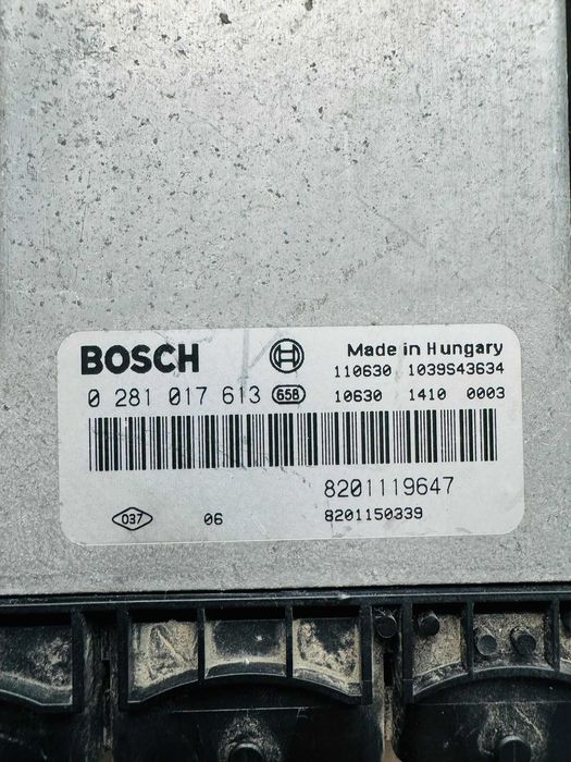 Calculator ecu Renault Laguna 3  0281017613  EDC 16CP33-8.10