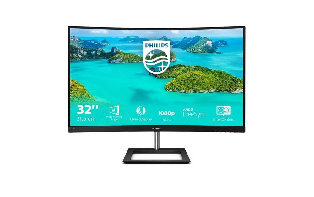 Monitor Philips 322E1C, 32 inch, FULL HD (1920 × 1080), Garantie