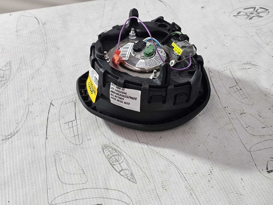 Airbag volan șofer BMW X5 E70 M / X6 E71 2006-2013 2011 3.0d 225kW Cod OEM: 32306884665, 6884665 (5G3)