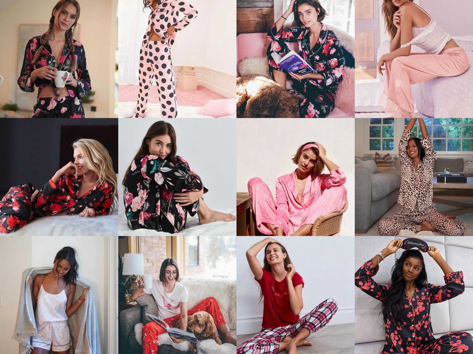 NOU! Pijamale bumbac / satinate, lenjerie de noapte Victoria's Secret