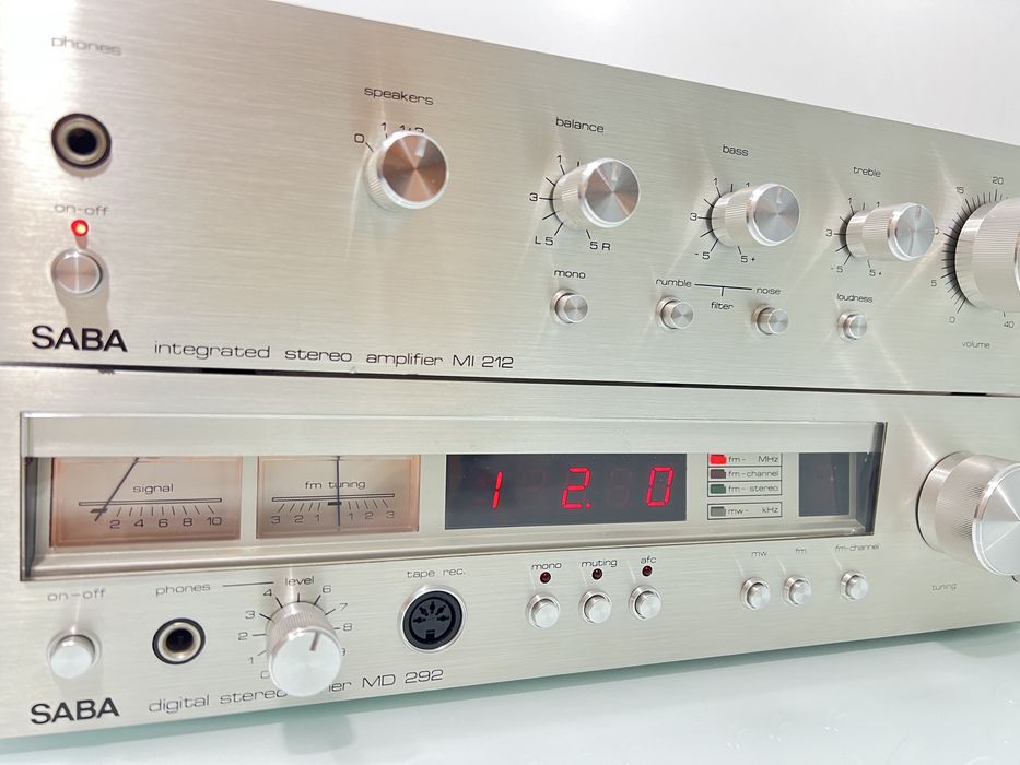 Linie SABA deck CD 362, SABA MI 212, SABA MD 292, SABA PSP 240