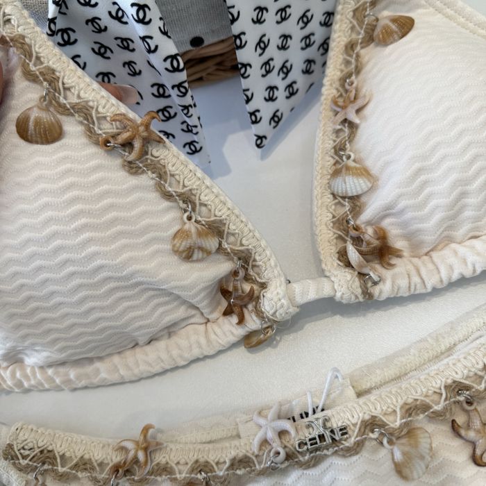 Costum de baie Chanel , calitate premium , pe comanda , S , nou