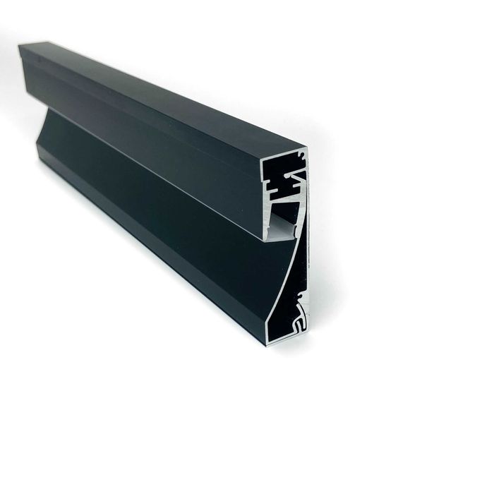 Встраиваемый алюминиевый профиль-плинтус