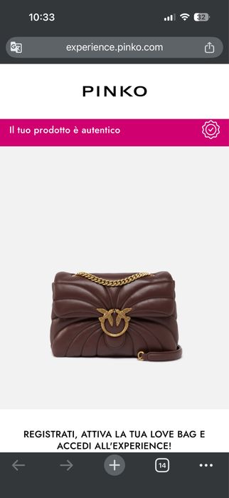 Оригинална чанта Pinko