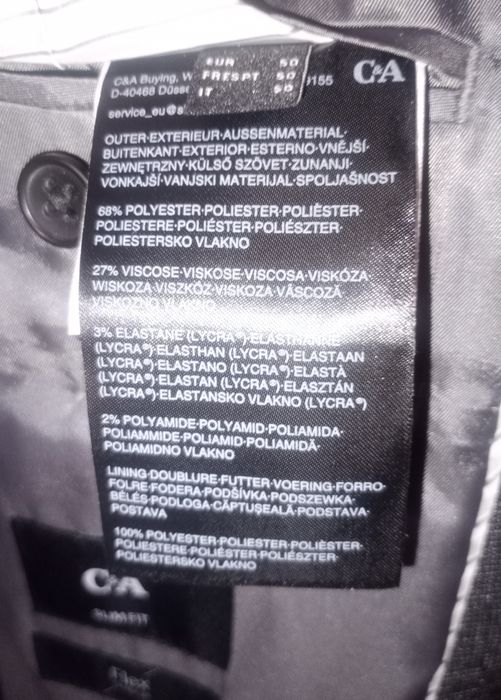 Vand sacou nepurtat marimea 50