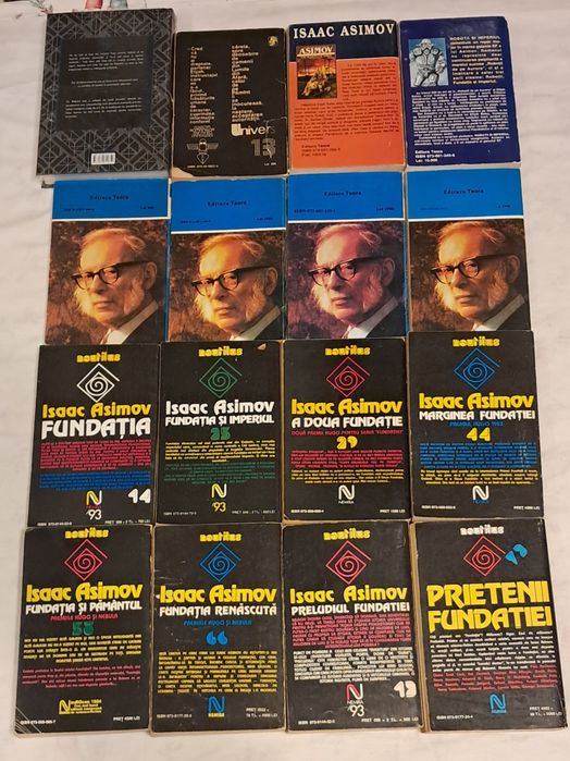 Asimov – Seria completă Roboți + Imperiu + Fundația | 16 cărți SF