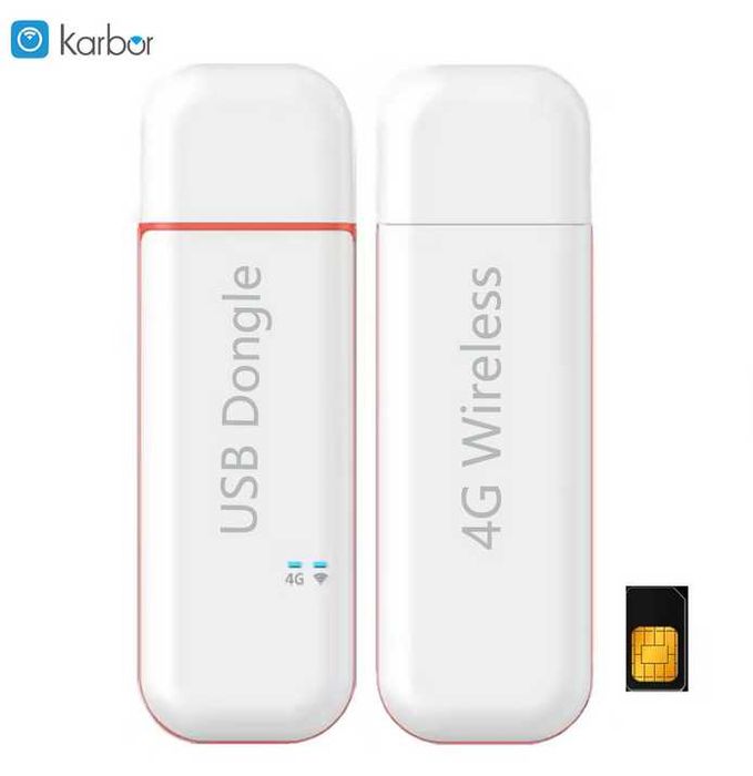 Karbor 4G USB Dongle WiFi Hotspot Pocket USB Wifi Dongle Wifi рутер 4g Dongle със слот за SIM карта
