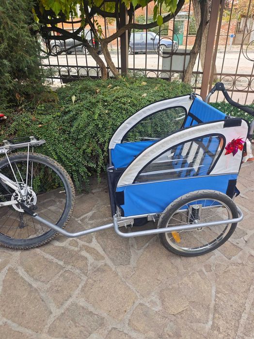 Детска рикша за колело