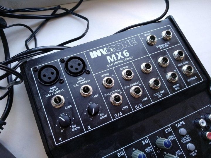 Микшерный пульт invotone mx6: 30 000 тг. - Студийное оборудование ...