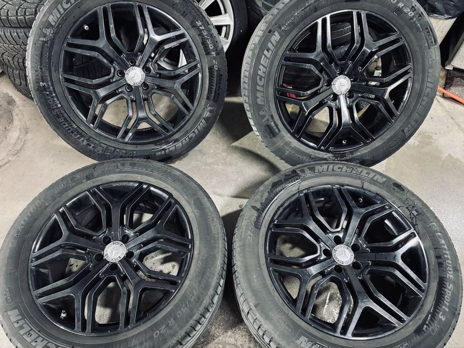 4бр 20 ки Mercedes GLE et55 8,5j 5x112 с добри летни  Michelin 275/50 dot23