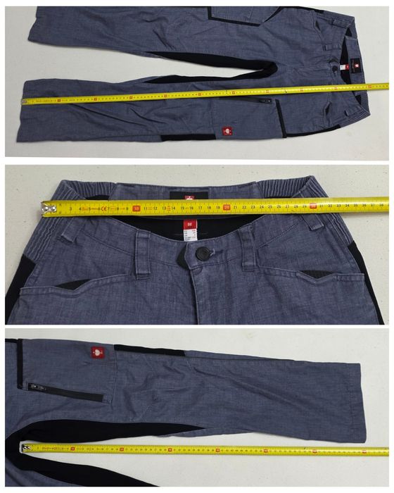 Pantaloni salopeta Engelbert Strauss Enjoy Work Stretch, Nr. 32 sau XS/S, pe gri albastrui sau negru