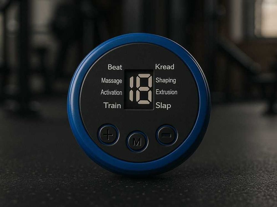 Centura electrostimulare abdomen 8 programe 19 nivele slabire USB