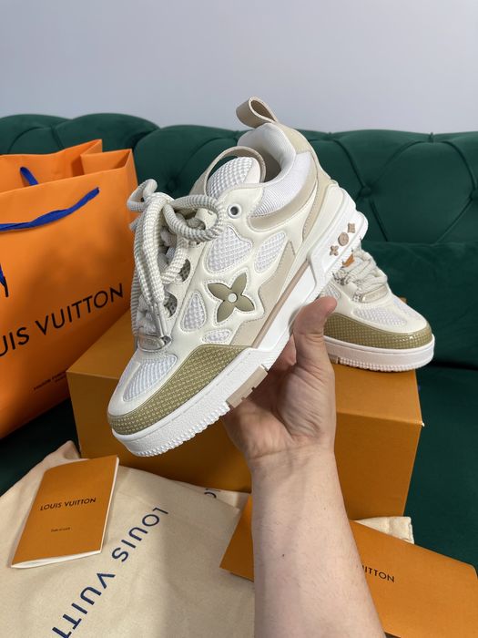 Adidasi Louis Vuitton piele naturala Full Box Premium colectie noua