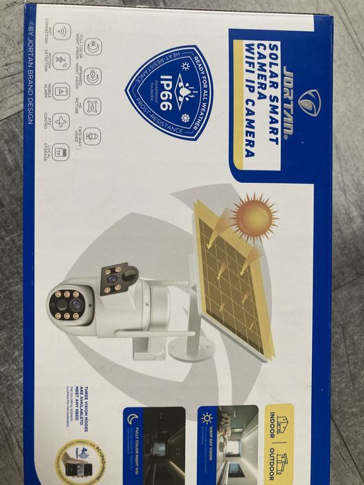 Camera video rotativa solara Wi-Fi, Jortan 8699T