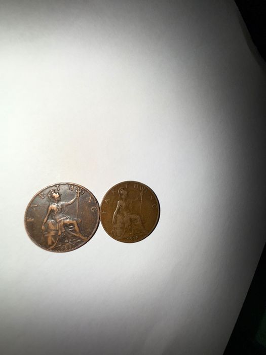 Британски монети 1917,1918