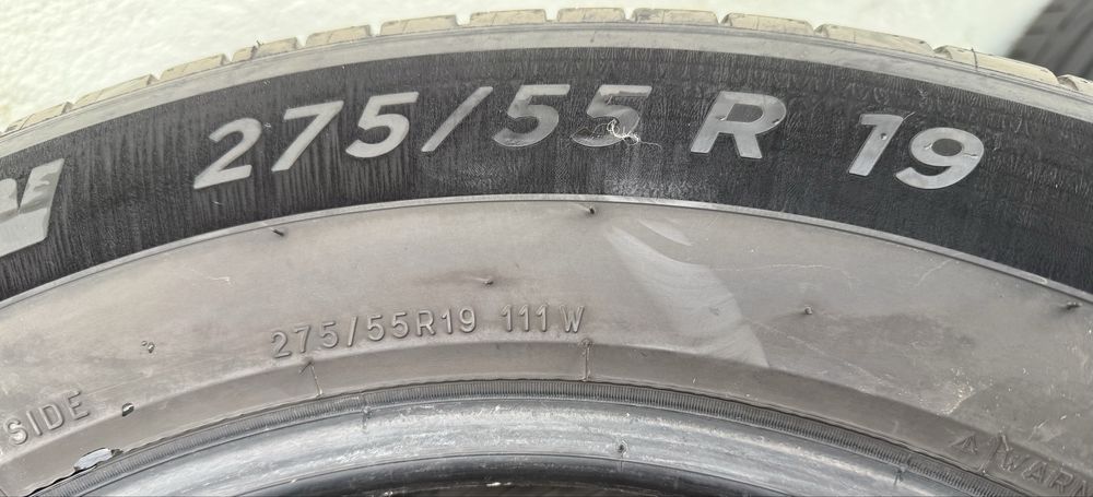 2бр 275/55/19 на 6мм с 22дот Мишелин