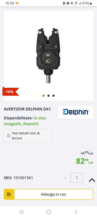 Avertizori x2 bucăți Delphin DX1