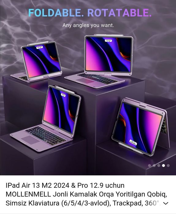 Planshet uchun aqilli keys