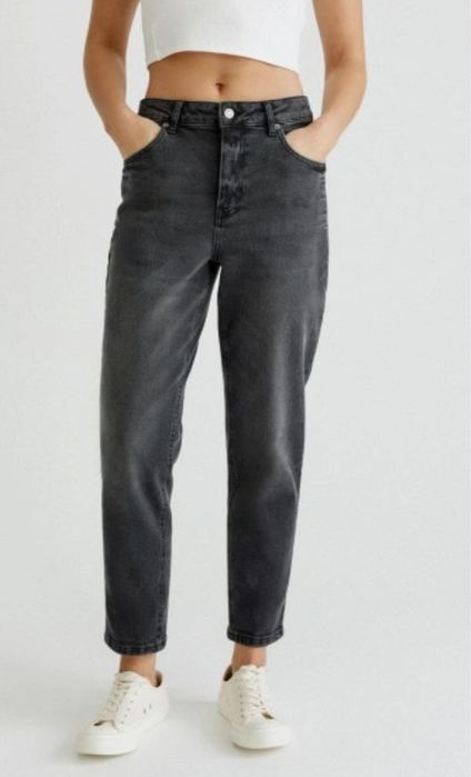 Джинсы серого цвета