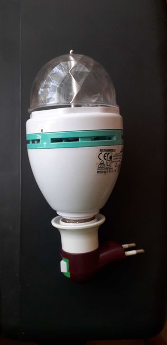 Bec disco si dispozitiv alimentare priza