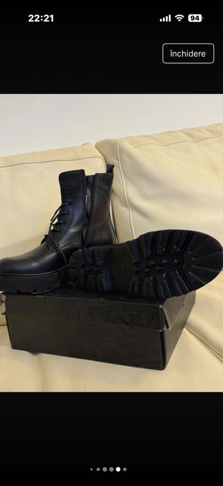 Ghete piele barbati Cult 43 27,5 cm