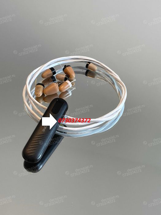 Micro Casca japoneza de copiat Sistem Colier Bluetooth nedetectabil