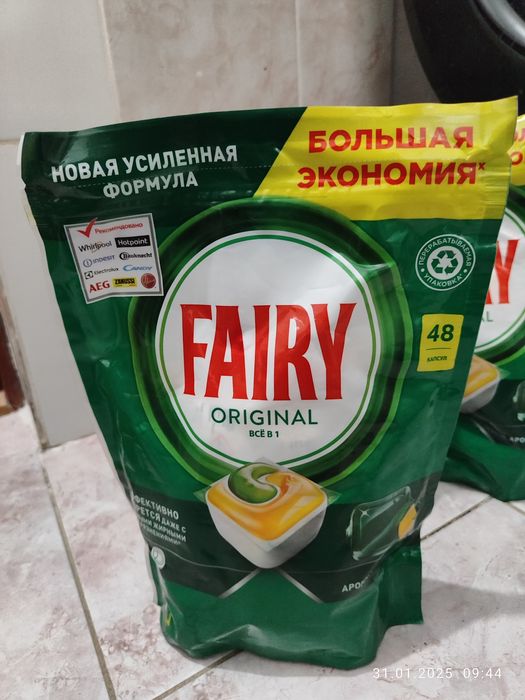 Finish капсулы Для посудомоечных машин