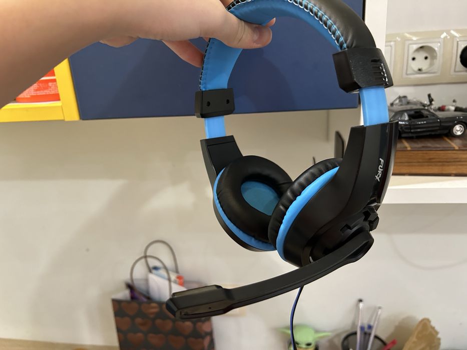 Гейминг слушалки Fury Wildcat с Адаптер