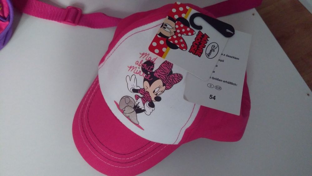 Rucsac + geanta sport + sapcă Minnie NOI + CADOU