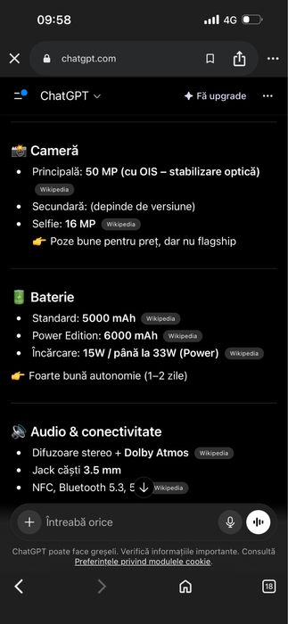 Telefon motorola g54 si.  Samsung s9