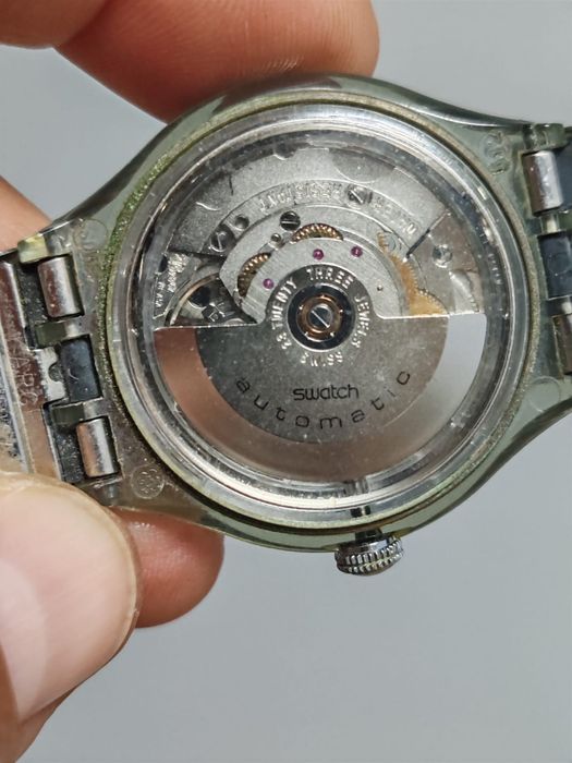 Ceas automatic SWATCH 23 rubine