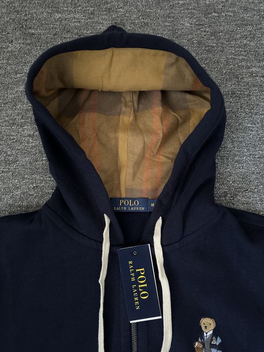 Оригинално Polo Ralph Lauren Bear Zip Up Hoodie
