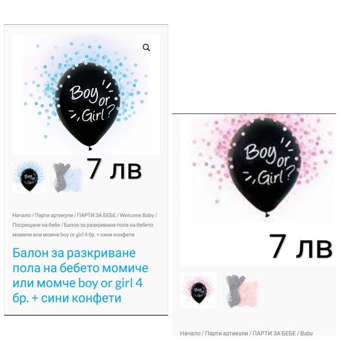 Цифри и украса за рожден ден