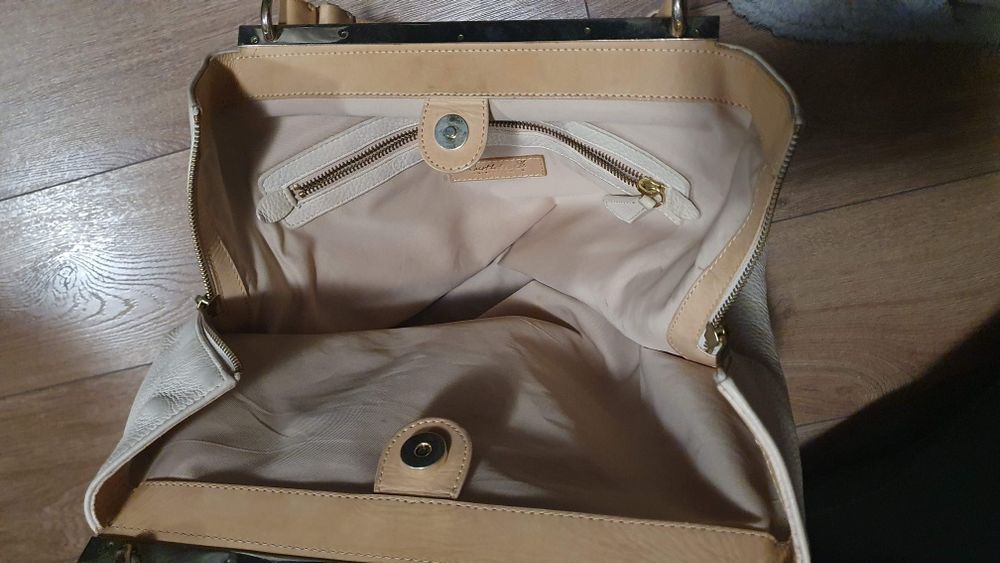 Geanta piele Musette