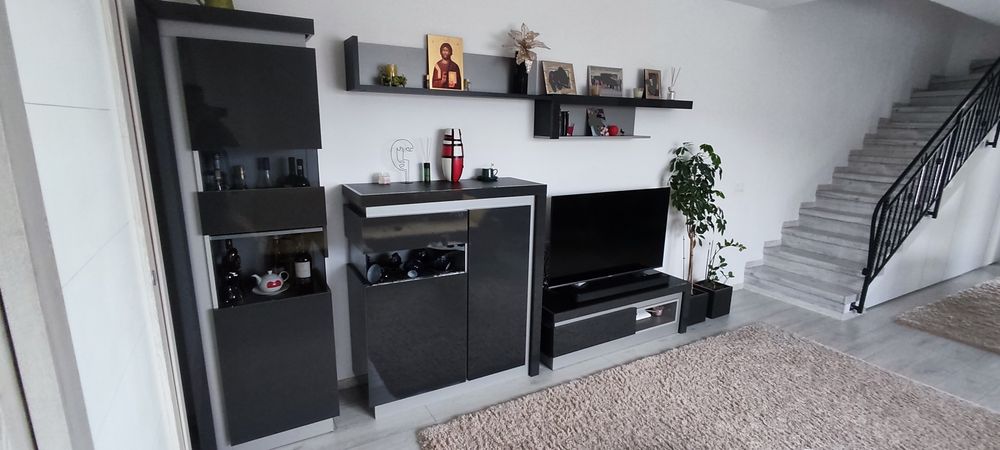 Mobila living Lyon gri super pret