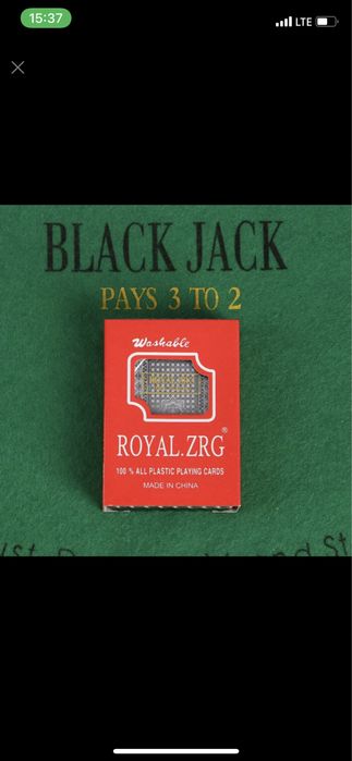 Карты игральные пластиковые