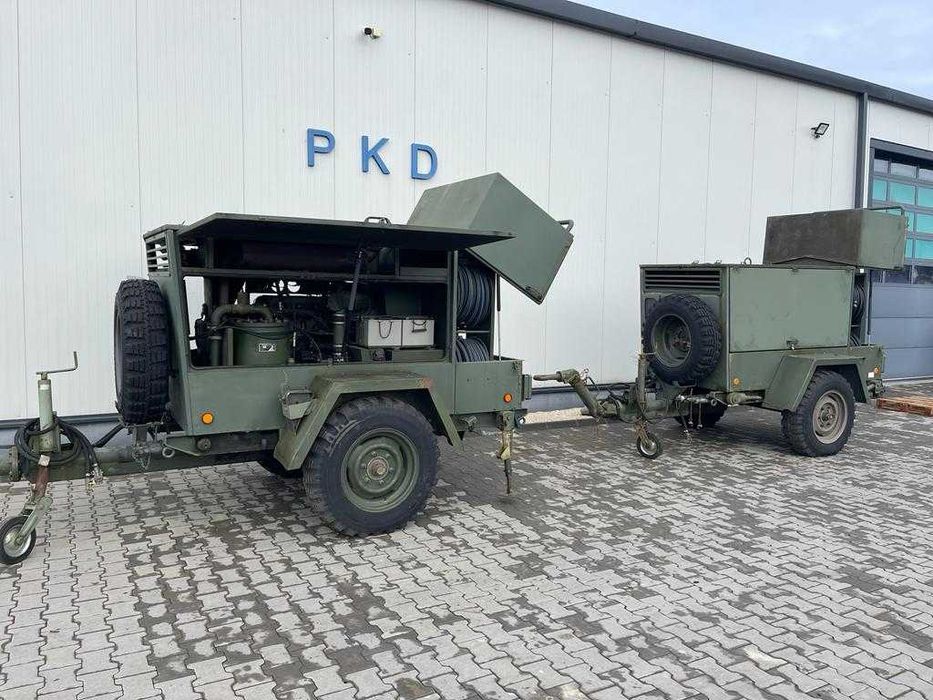 Compresor aer FLOTTMANN 10 Bar, pe șasiu