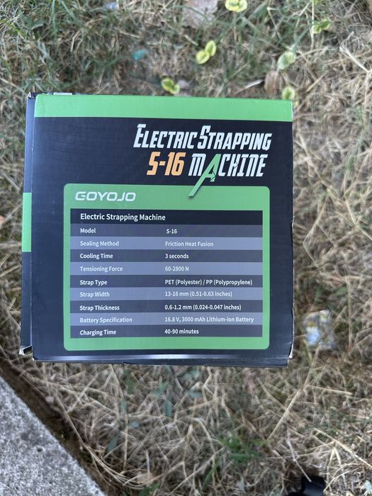 електрическа чембер машина (GOYOJO Electric Strapping Machine 5-16)