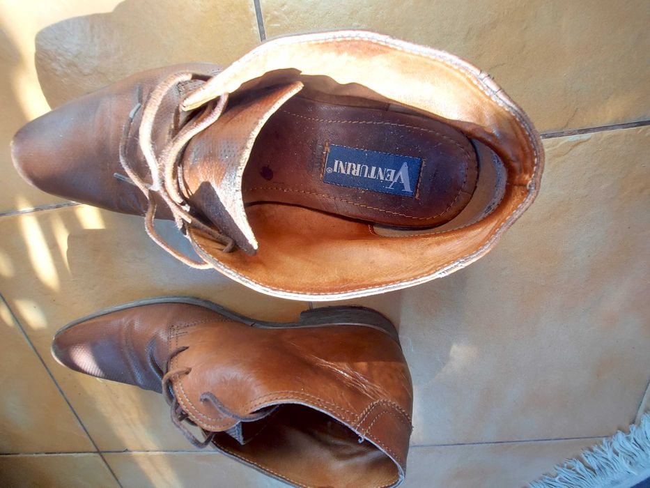 Pantofi barbati Venturini 43 piele, maro