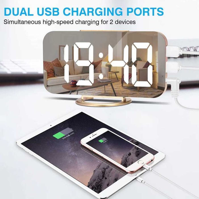 Огледало часовник Sukeen