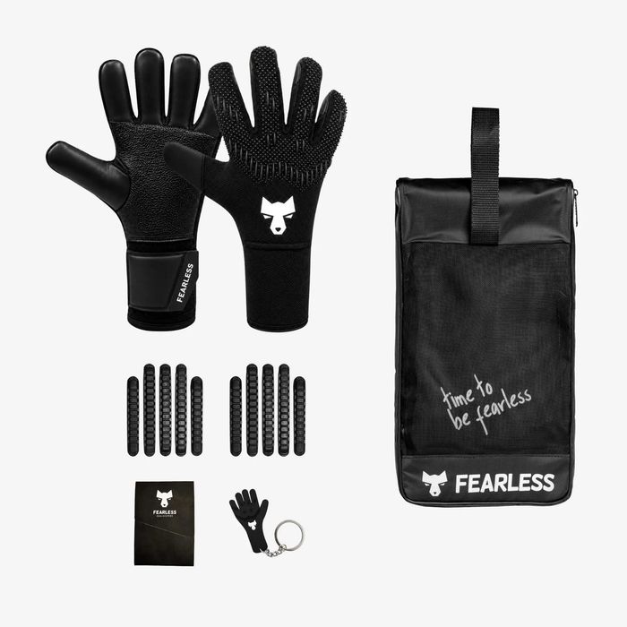 Вратарски ръкавици Fearless WOLF IRONPALM BLACK размери 6,8,9,10,11