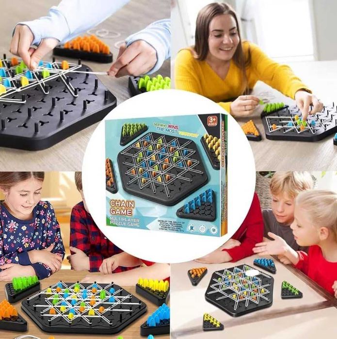 Triangle Chess - Верижна игра шах триъгълник за деца и възрастни