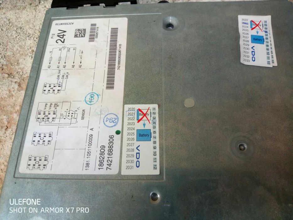 Тахограф от Даф 2012 година и няколко от Ман 2013 г.